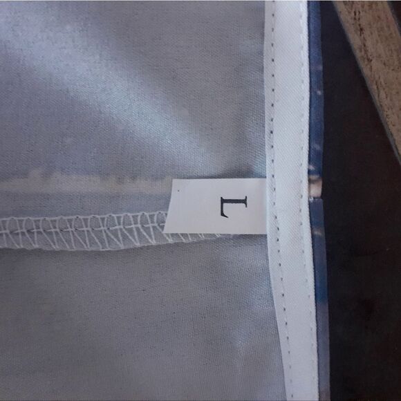 Casual Beach Marble Print Loose Dress - Picture 3 of 7